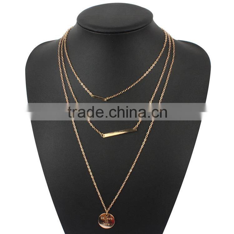 2015 New popular fashion clavicle chain chouer necklace for women