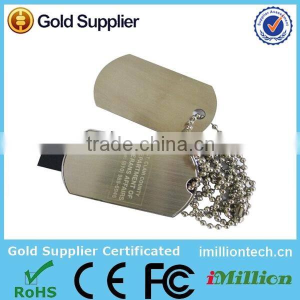 army tag cheap personalized usb