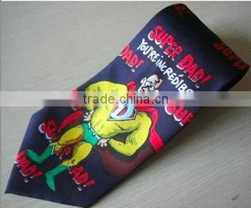 custom sublimation printing silk tie