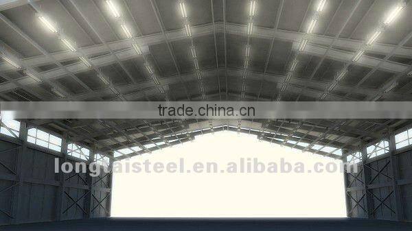 prefabricated metal airplane hangar