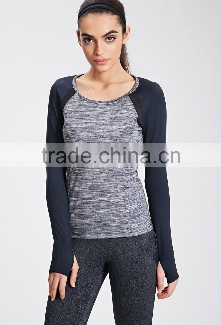 Girs plain nylon and spandex sport wholesale custom make women sport clothing yoga fitness wear wholesale