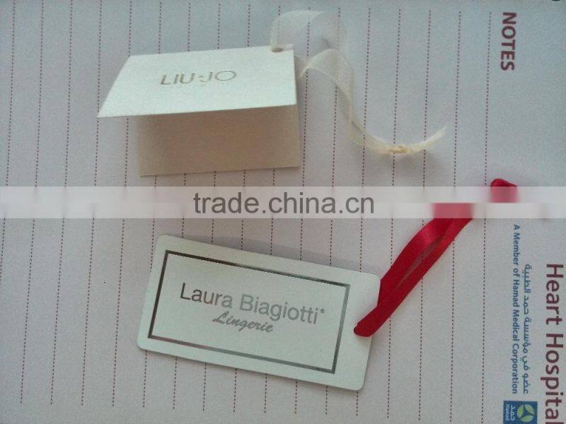 Wholesale cardbaord gift tags christmas greeting paper gift card tag labels with string