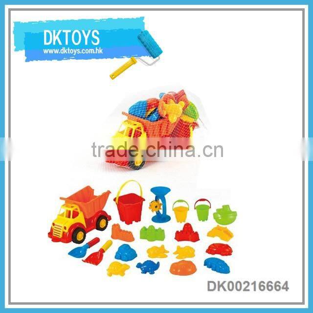 Hot Sale New 15 pcs Summer Sand Beach Toys Car Tools Mould Kettle Fun Outdoor Play Item Kid Toys