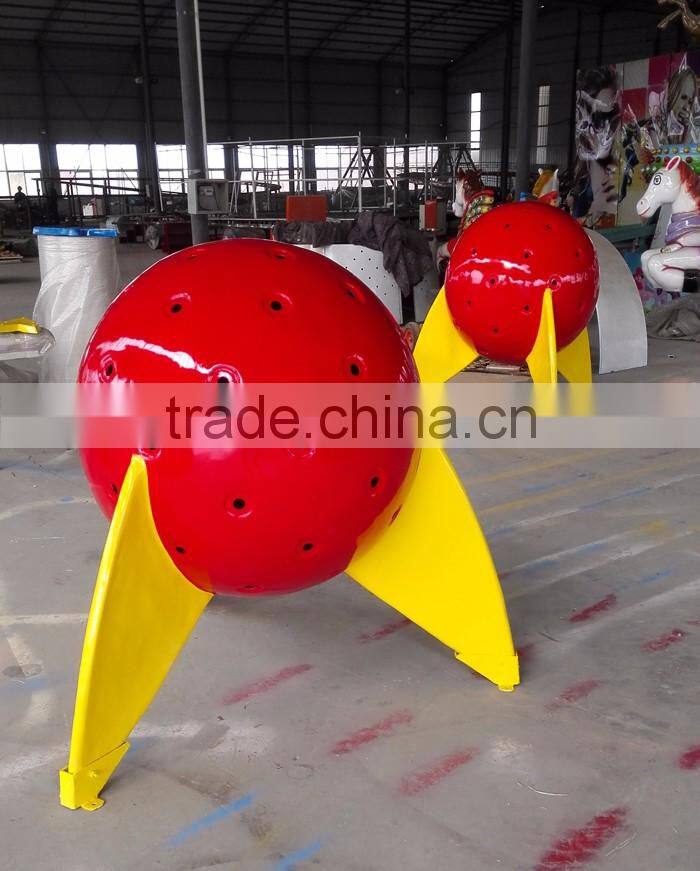 Big Park Equipment Exciting Thrill Game Rides With Track Flying UFO Price For Sale
