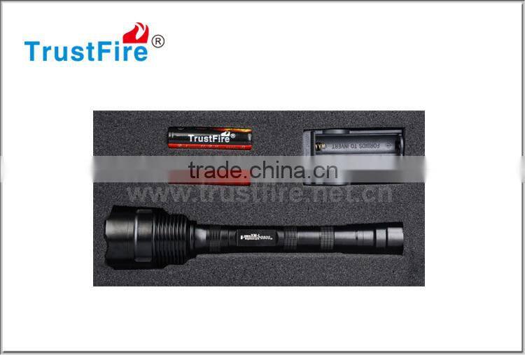 Hot sale!!! TrustFire TR-3T6 led torch rechargeable army flashlight using Cree led flashlight 3800 lumens led flash torch