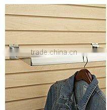 Steel U-shaped clothes hanging pole