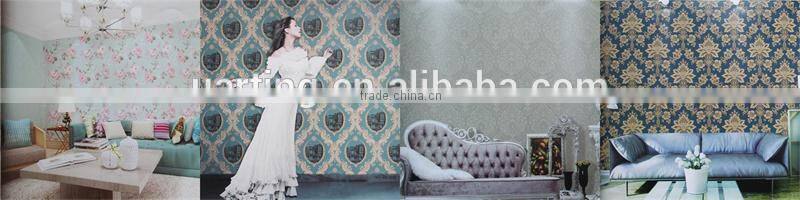 decorative pvc material wall paper vertical stripes wallpaper