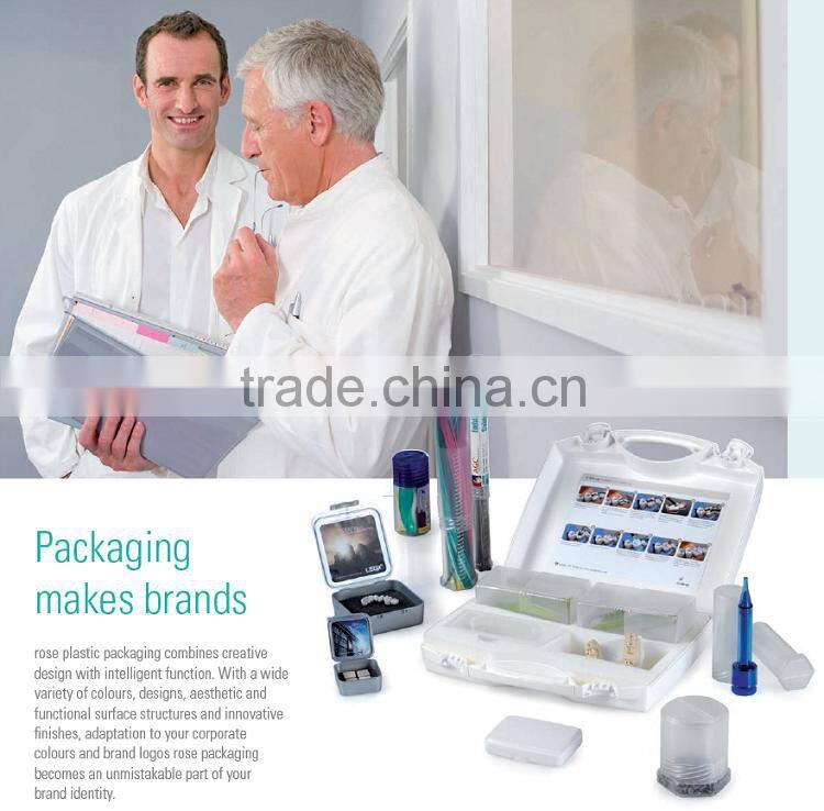Orthodontic Dental Retainer Case, False Teeth Retainer Box, Plastic Denture Box