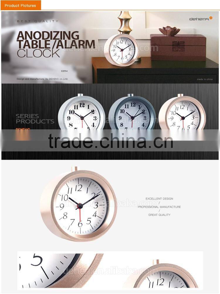 Deheng metal alarm clock with iphone case color