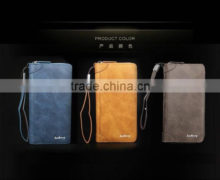 Factory product best selling cheaper man clutch wallet baellerry fashion mens wallet