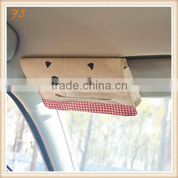 ZAKKA jute linen napkin tissue foldable box