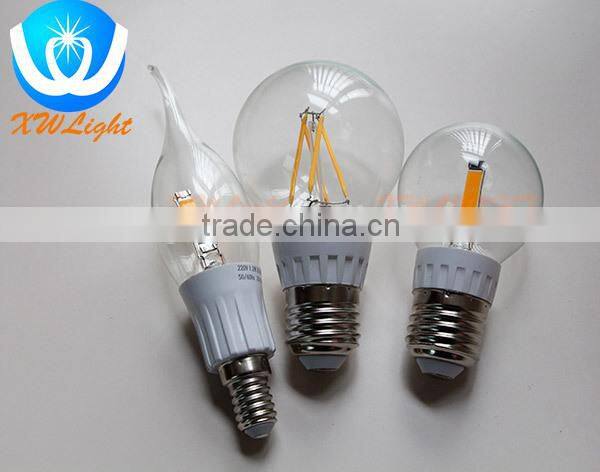 strip candle 1.8w low watt led filament bulb