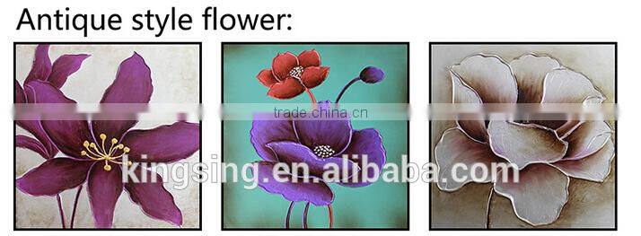 Handmade oil painting canvas flower wall art 51358