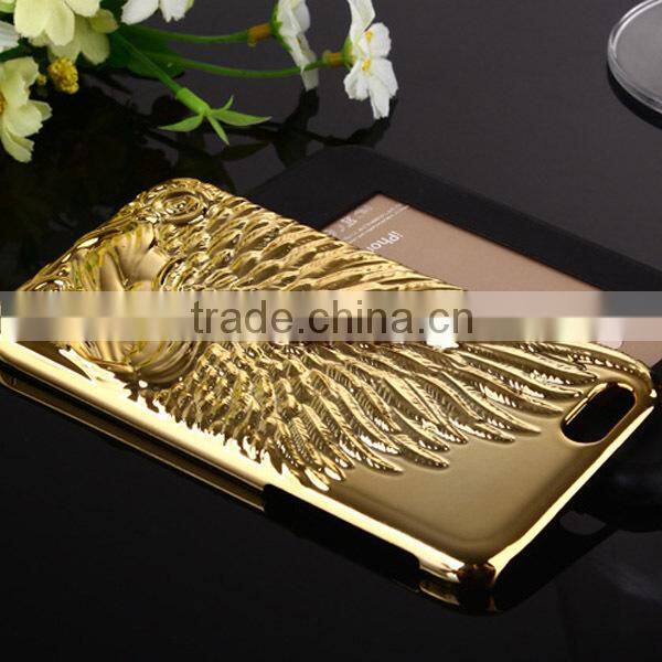 2015 Fashion new design Angel's Wings plastic mobile phone case