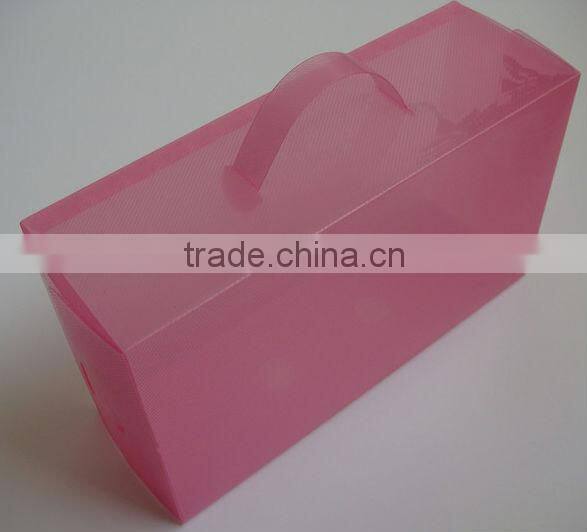 2013 folding plastic shoe box with lid