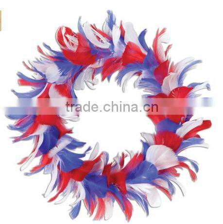 Feather Wreath (rainbow) Party Accessory