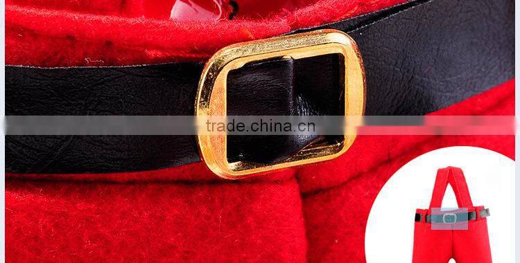 Christmas Tree Table Decoration Gift Toy Wedding Candy Handbag Santa Pants Treat Bag