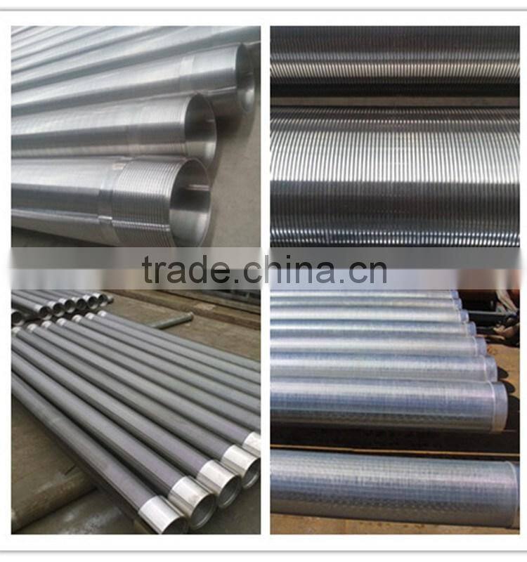 johnson v shaped wire welded stainless steel water well screens