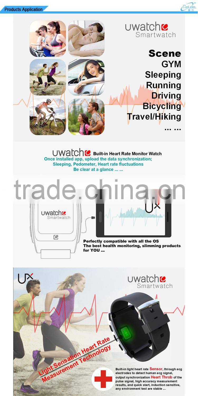 Android or ios system bluetooth smartwatch passometer Heart Rate smart watch