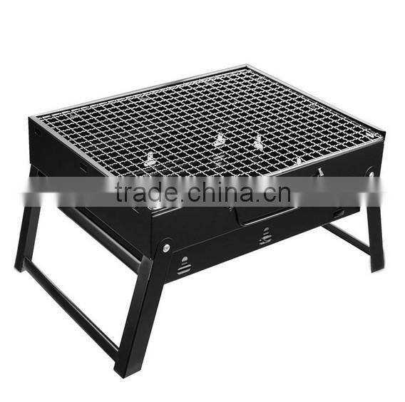 Portable Outdoor Picnic Charcoal Barbecue Grill Set