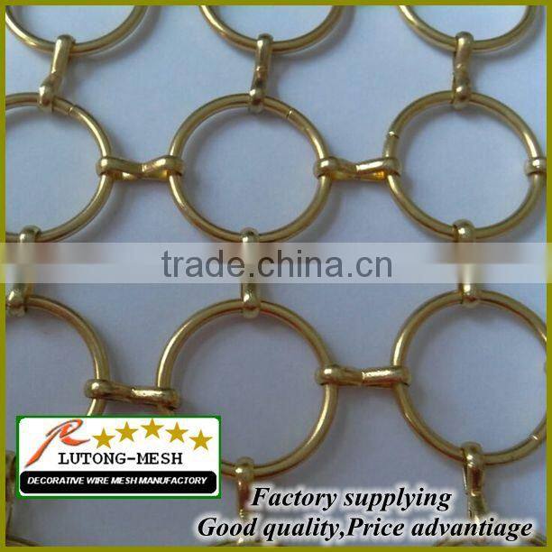 Metal ring mesh hall divider curtain