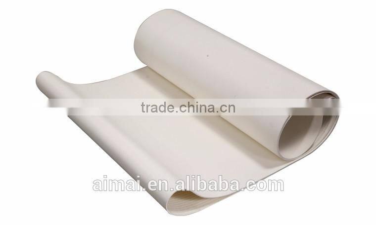 3mm high quality light duty pvc / pu conveyor belt for food
