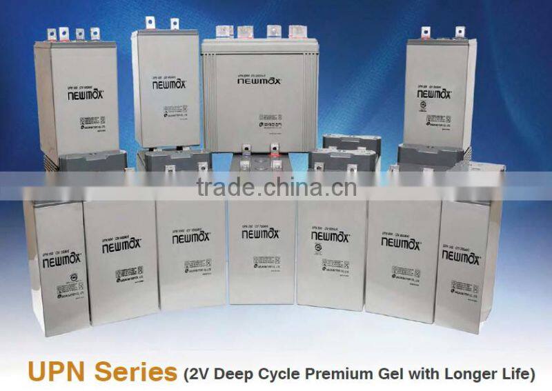 Newmax 2V 2000 ah OPZV Deep Cycle Gel Battery
