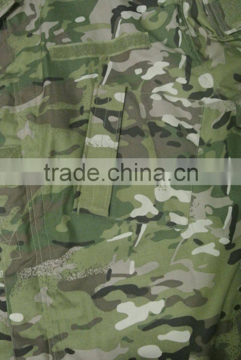 OEM 60% cotton 40% polyester CP camouflage twill printed Germany army combat Jacket