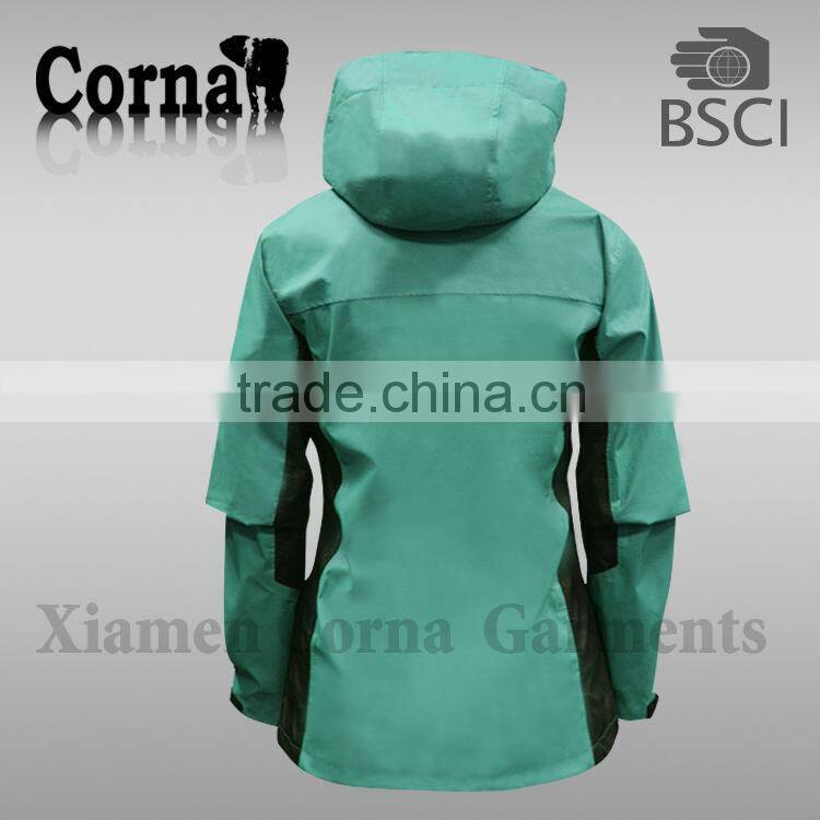 2014 women green wind jacket