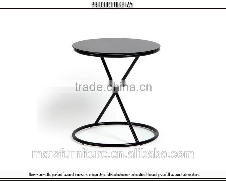 Colorful glass sofa side table LCT-009 for sale