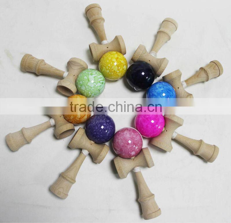 popular paint toy,wooden kendama