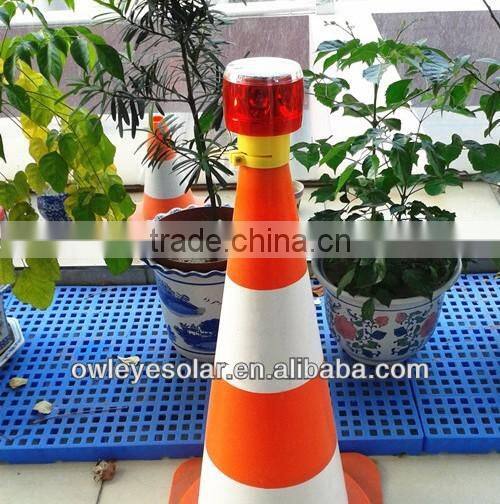 solar traffic cone/portable cones/solar flexible traffic cones