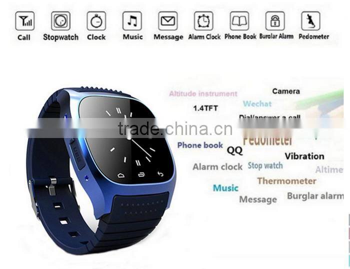 2016 populart Stainless steel china smart watch GV18 GV08 M26 smart watch