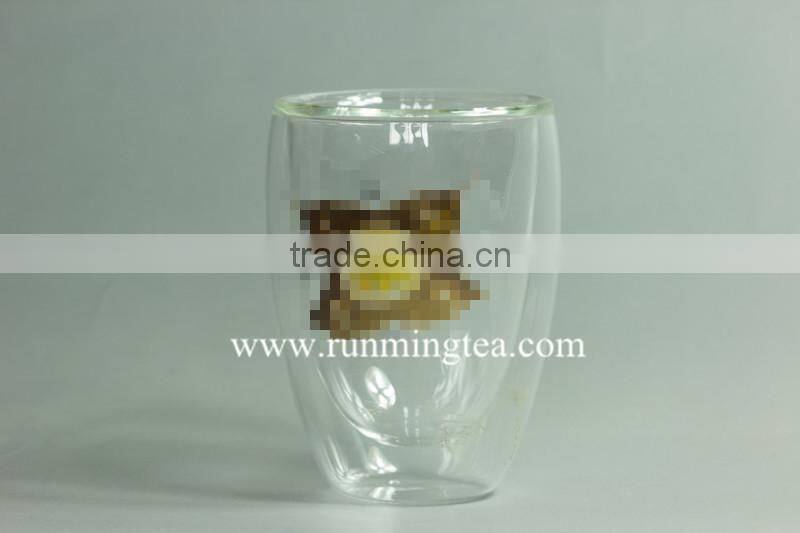 Borocilicate Custom Double wall Glass Cup