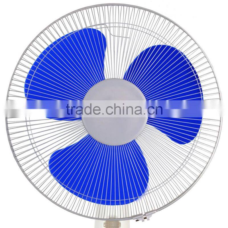 Plastic cross base stand fan