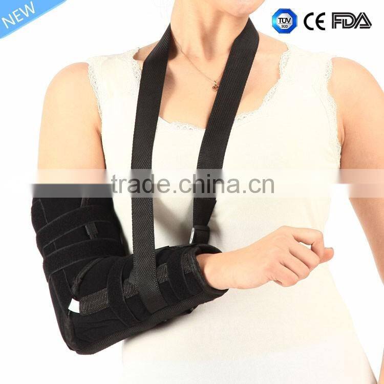Orthopedic elbow brace - arm splint medical elbow support for sprained or fracture