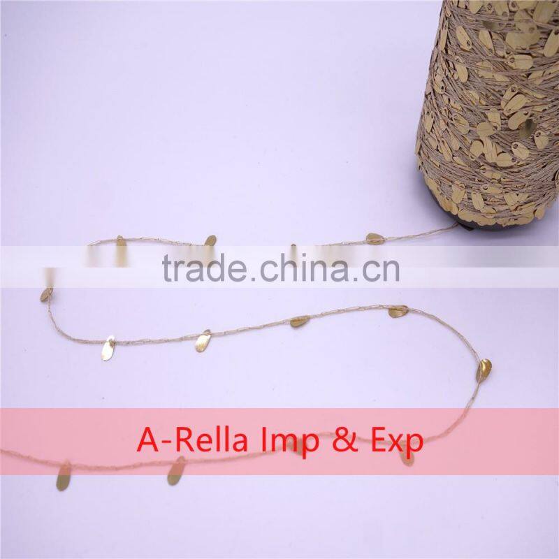 Fancy yarn in 100% polyester yarn