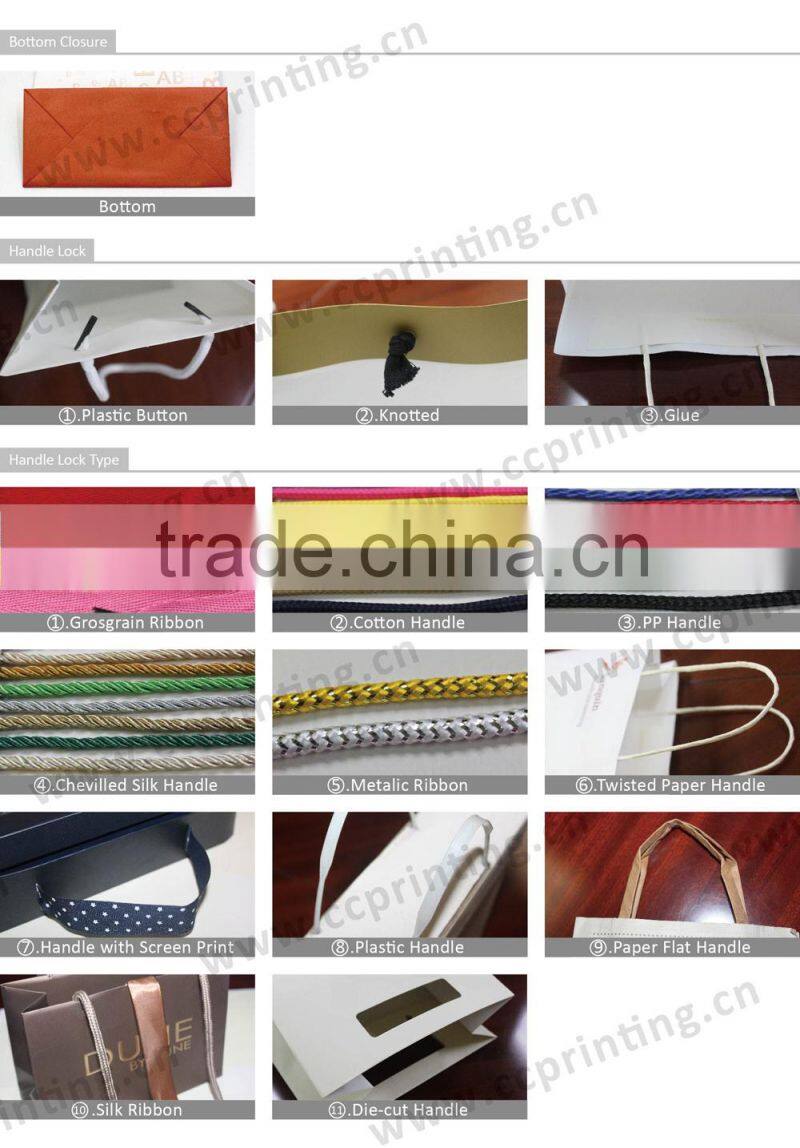 Cute paper bag with cartoon printed for gift packing