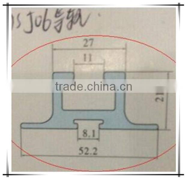 OEM competitive price elevator parts Guide rail with wearing strip