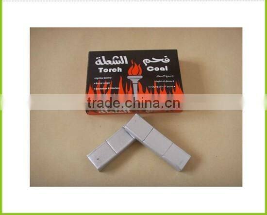 silver 9*2.5*1.2cm electronic shisha charcoal