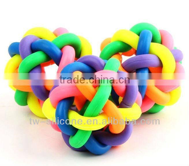 color rubber pet ball wholesale pet ball