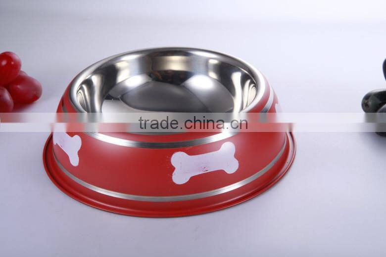 healthy nice design stainless steel slow pet bowl pet feeder
