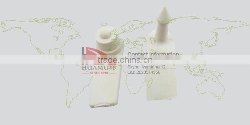 TPU ear tag for pig in white 41*15 mm