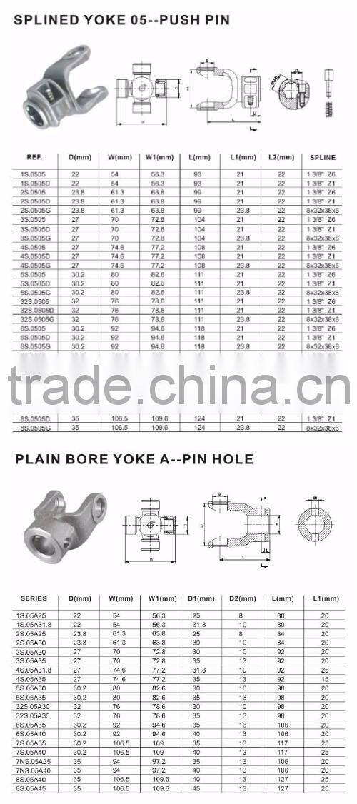 China Factory OEM Agricultural Cardan Shaft For Tractor