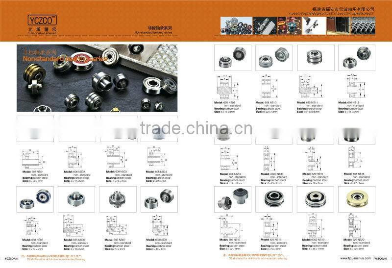 high performance ball bearing / 608zz hardware roller bearing