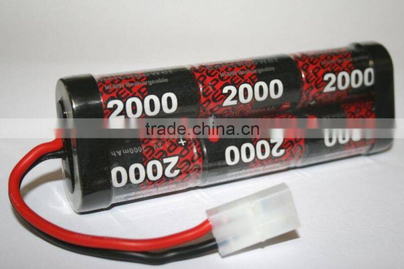 ni-mh battery pack 8.4V 1800mAh 10C for RC car model