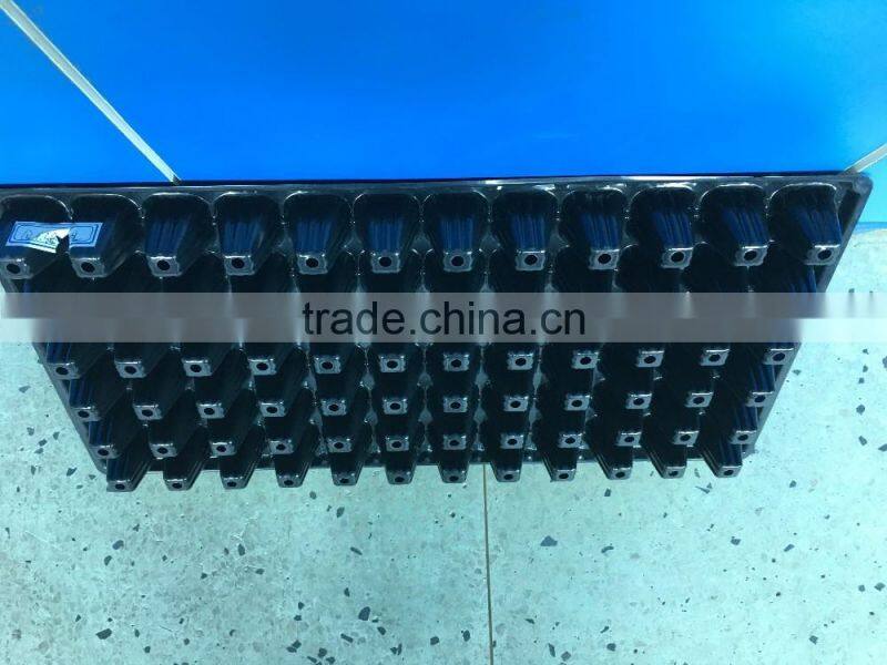#014 black plastic seedling trays/High Quality black plastic seedling trays
