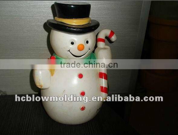 OEM Blow Molding Plastic Snowman Christams Santa Claus Mould Cartoon