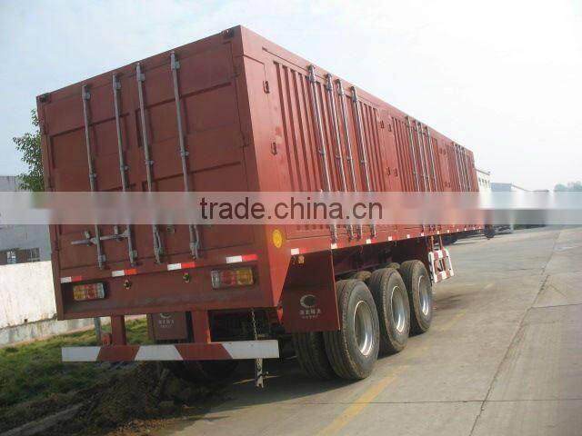 3axles van trailer