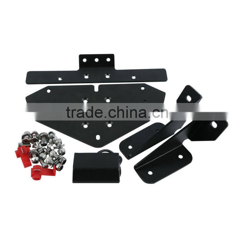 A Set License Plate Bracket Holder For KAWASAKI ZX14R 2006-2011 2007 2008 09 10